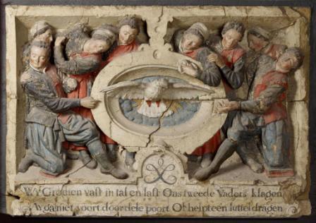 relief van het Burgerweeshuis relief van het Burgerweeshuis