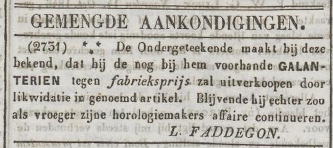 uitverkoop galanterieën (okt.1846) uitverkoop galanterieën (okt.1846)