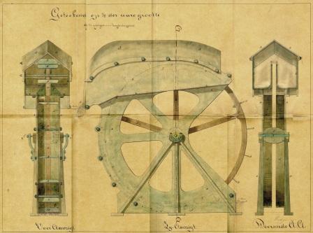 verbeterd scheprad door L.Faddegon 1866 verbeterd scheprad door L.Faddegon 1866
